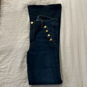 NWOT Ramy Brook high rise flare button detail jeans